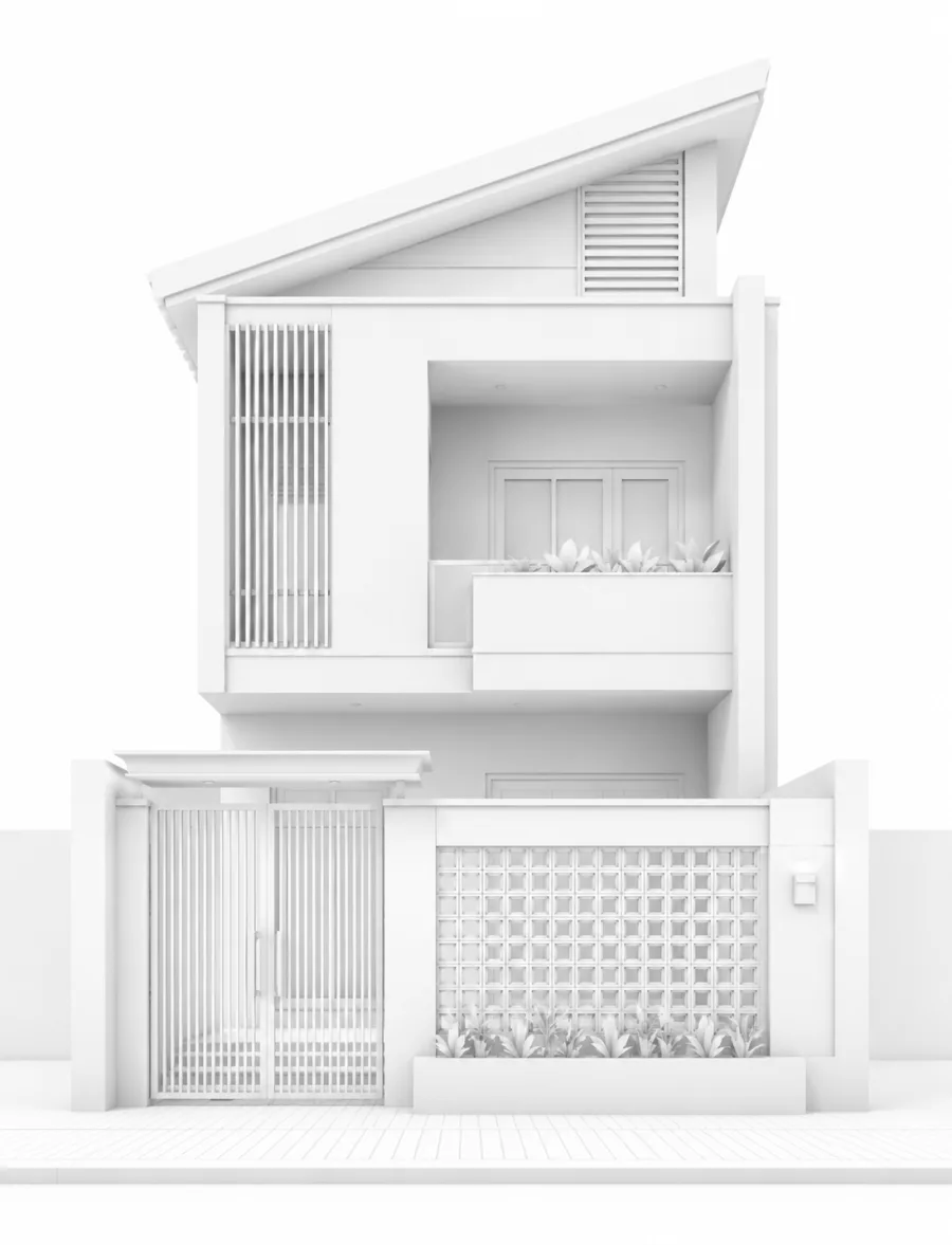 Concept thô trước khi render AI